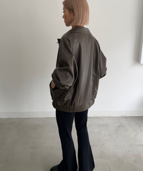 【¥11,400→¥10,400】Eco Leather Jacket'A-2'#2335
