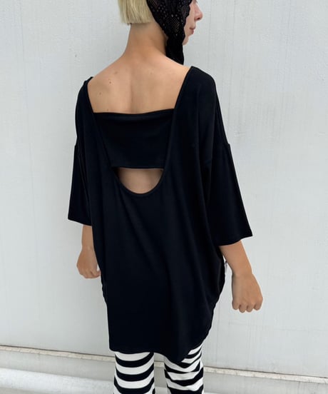 Round Hem Tops'Back Open'#2329