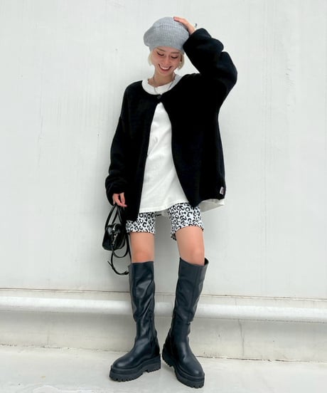 Wide Cardigan'Volume Sleeve'#9298