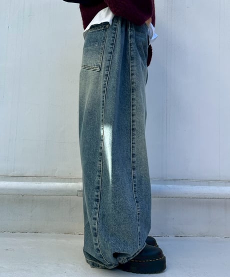 Barrel Denim'2way Silhouette'#6811659