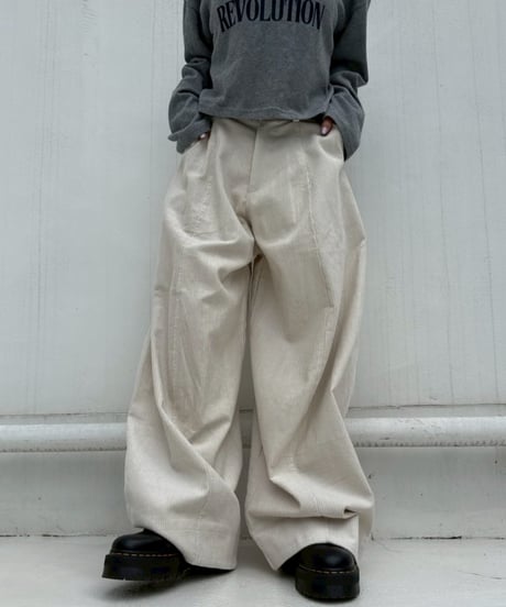 Volume Curve-pt Corduroy'Belt Set'#800959