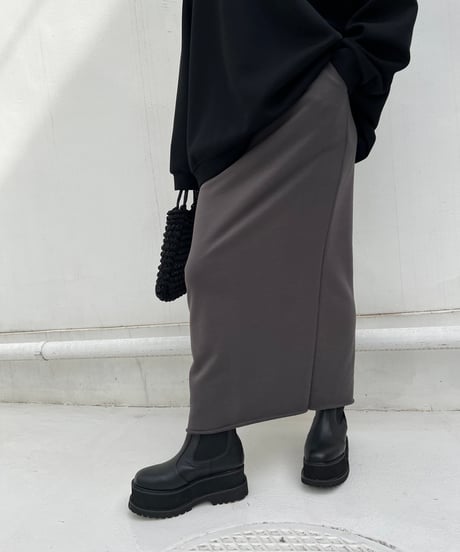 【¥5,900→¥3,800】Sweat Tight Skirt'Slit' #606