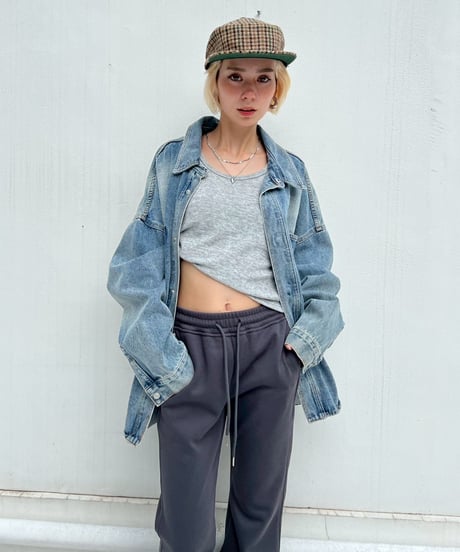 Denim Shirt Jacket'Washd'#24081