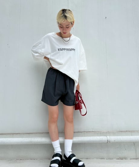 Wide Tee'Embroidery Logo'#812