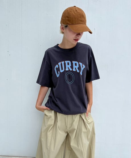 College Logo T-shirt'CURRY'#24441