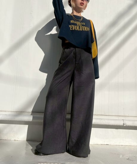 Wide Slacks'With Belt'#6611859