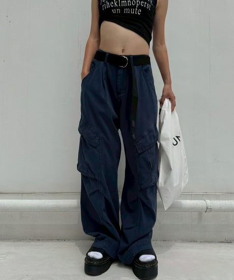 Wide Cargo Pants'Big Pocket'#1163#6225