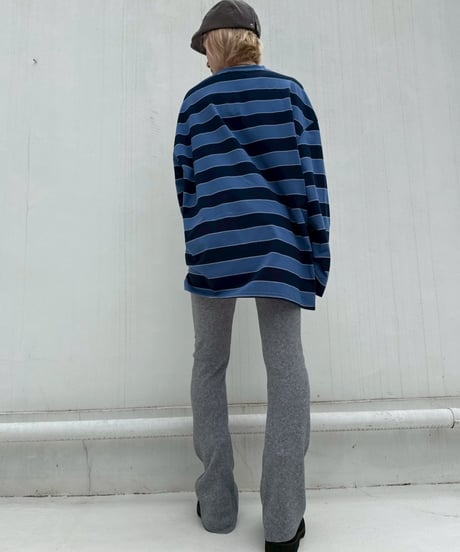 Loose Fit LS Tee'Ueban Border'#970559