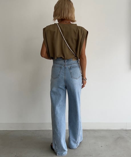 No-sleeve tee'Drawstring'#388