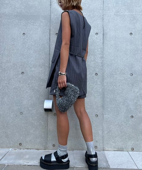 Sleeveless Setup'Pinstripe'#20151