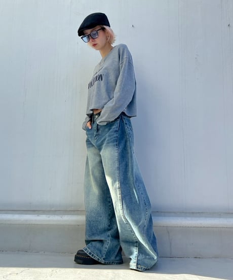 Barrel Denim'2way Silhouette'#6811659