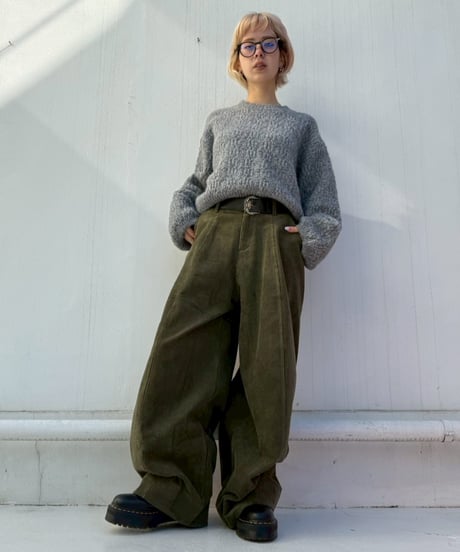 Volume Curve-pt Corduroy'Belt Set'#800959