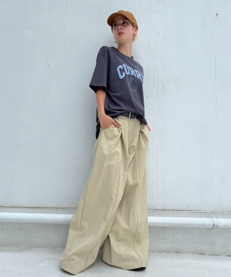 Tuck Wide Pants'Volume'#5741