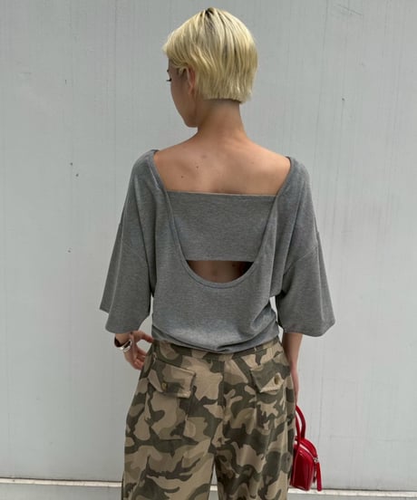 Round Hem Tops'Back Open'#2329
