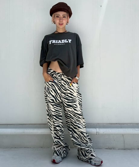 Barrel Leg Pants'Zebra'#0192