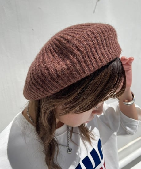 Knit Beret'Cozy'#240807_3 #240807-8