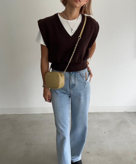 Knit Vest'Short'#825