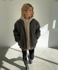 【¥8,400→¥7,400】Leather jacket 'Wide'#an005k