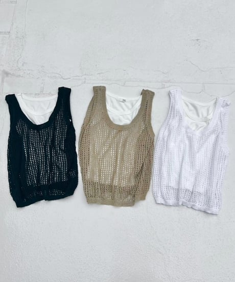 Knit Tank-top'Layered'#30208