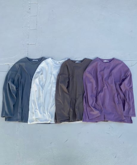 Long Sleeve Tee’Side Slit’#1800