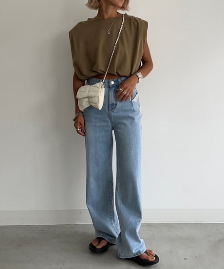 No-sleeve tee'Drawstring'#388