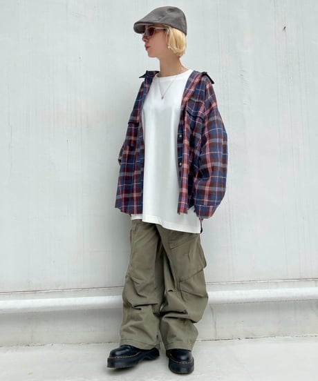 Check Shirt'Loose'#25118