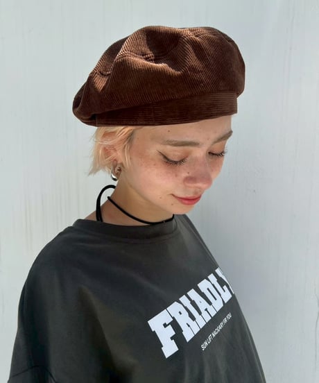 Corduroy Casquette'Brownie'#2507-4/17