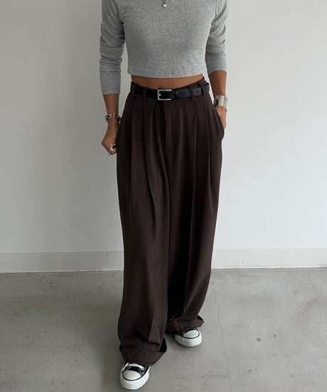 Tuck Pants'Wide Tapered'#18758