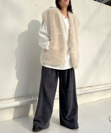Wide Sweat Pants'Mix'#8228