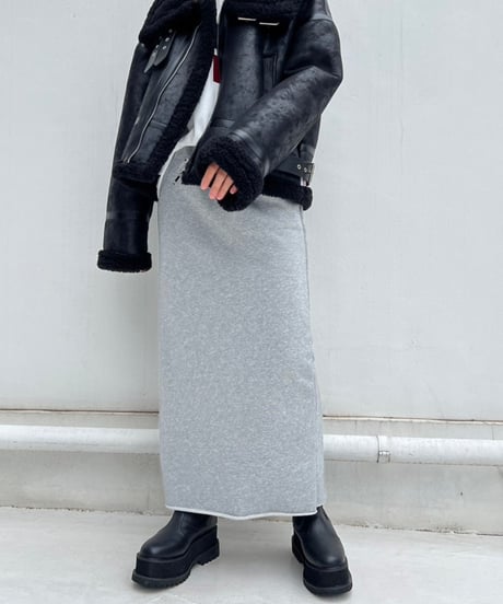 Sweat Tight Skirt'Slit' #606