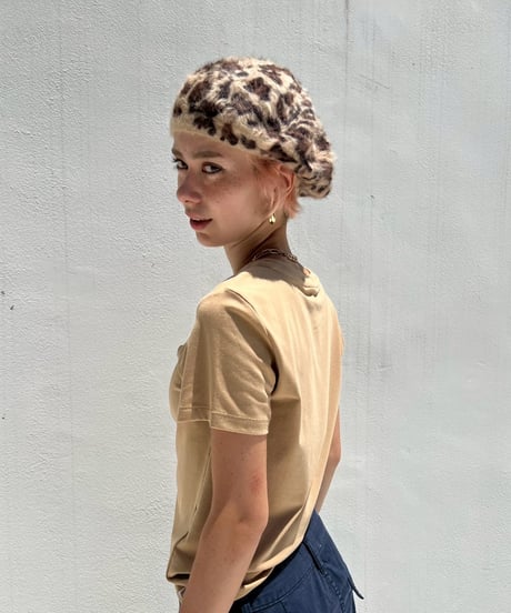 Shaggy Beret'Leopard'#2507-5/17