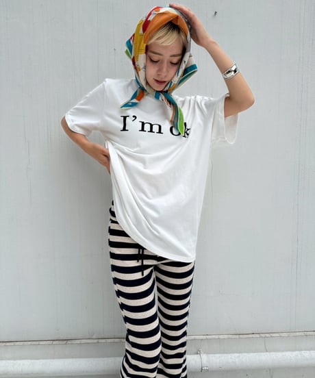 Daily T-shirt'I'm ok'#11737