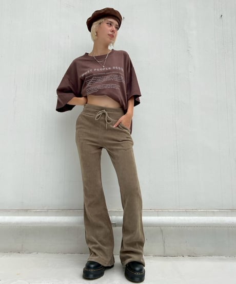 【¥6,300→¥3,800】Flare Pants'Corduroy'#2591