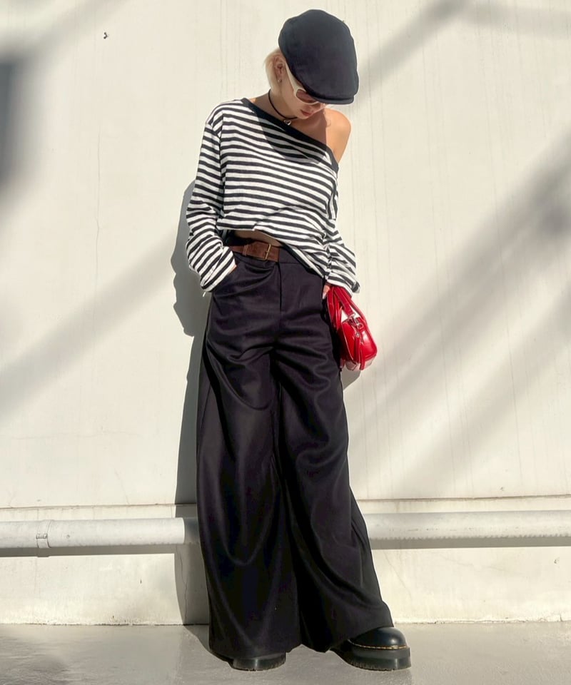 Border Tops'Off-shoulder'#373759 | tablethotel-