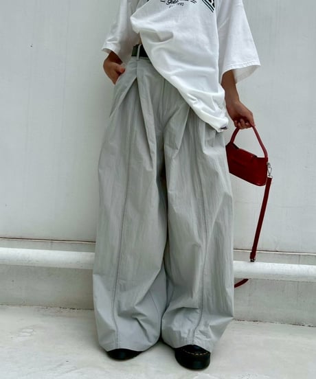 Tuck Wide Pants'Volume'#5741