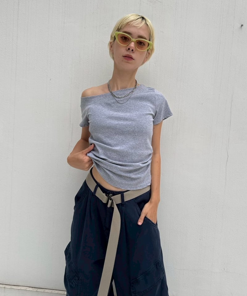 One-shoulder Tops'2 Types'#7019 #9061 | tableth