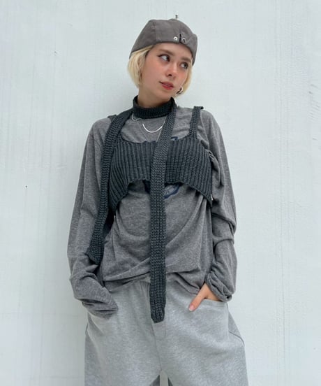 【¥6,800→¥4,800】Long Sleeve T-shirt'S.T.F.U.'#8678