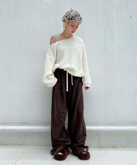 【¥7,400→¥6,300】Boat Neck Pullover'Kagibari'#5827