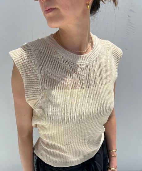 Knit Tank-top'Airy'#2011