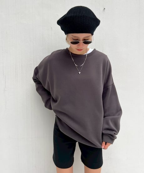 Crew Neck Sweat'Wide Volume'#8909