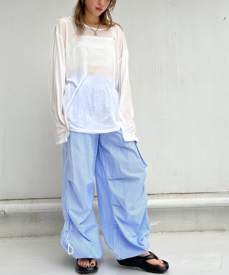 Stripe Jogger Pants'2Way'#9059
