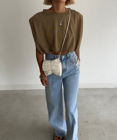 No-sleeve tee'Drawstring'#388