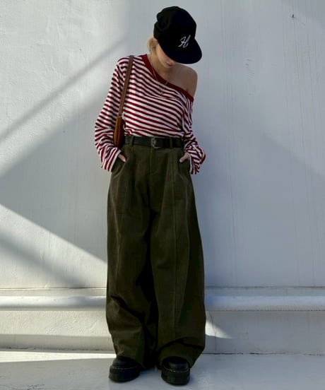 Border Tops'Off-shoulder'#373759