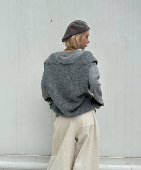 Knit Vest'Fluffy'#81656