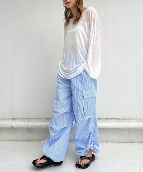 Stripe Jogger Pants'2Way'#9059