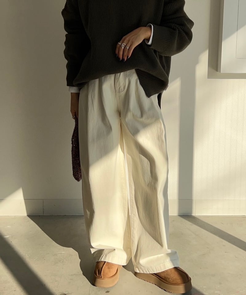 Wide Pants'With Belt'#9570 | tablethotel-SEGUR.