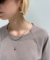 Heart Necklace'W-chain'#81309