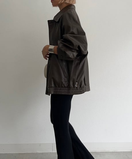 【¥11,400→¥10,400】Eco Leather Jacket'A-2'#2335