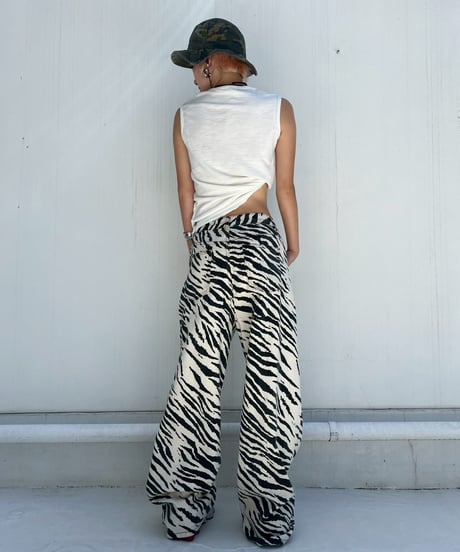 Barrel Leg Pants'Zebra'#0192