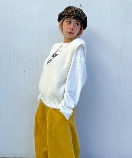 Knit Vest'Fluffy'#81656
